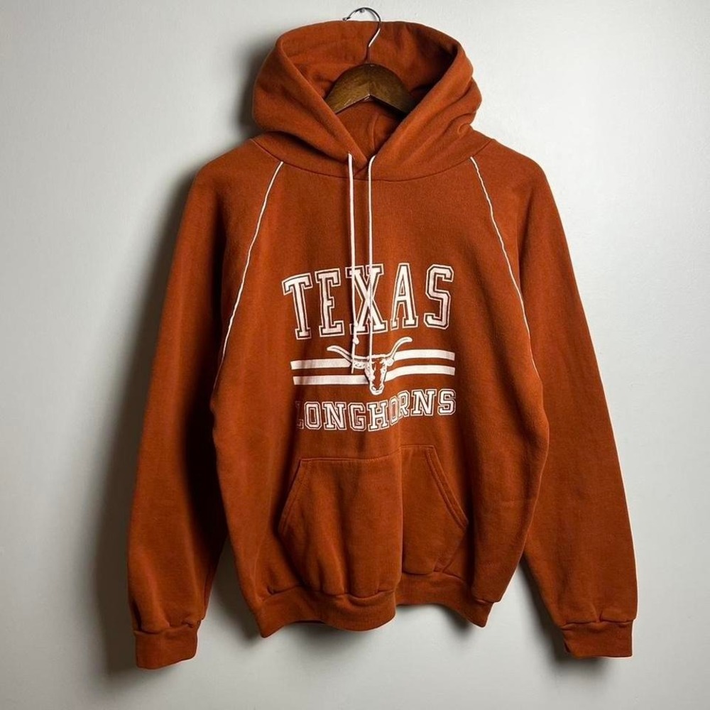 Vintage Texas Longhorns Hoodie Russell Athletics 80s